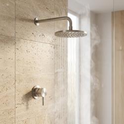 Aquanello Eterna RVS Infälld Duschset Blandare med 25cm Regndusch ET-S-SET7-2-02